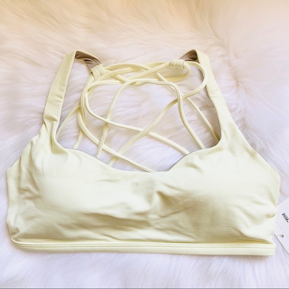 Free to be Bra Wild zest light yellow lululemon - Picture 2 of 5